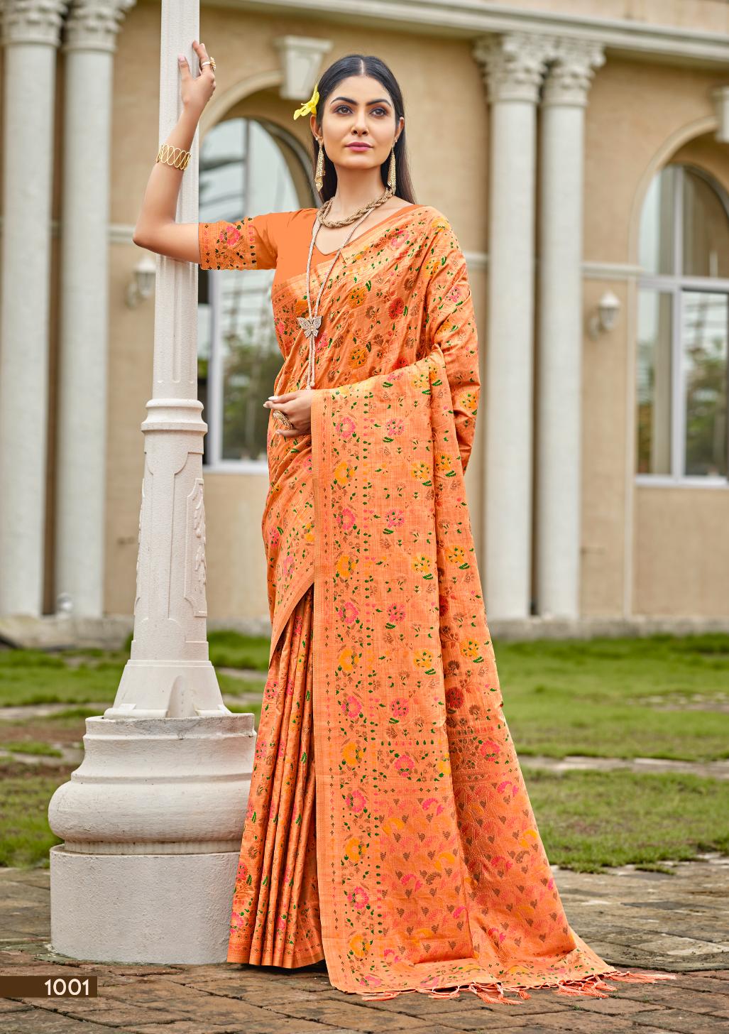 Crystal Silk By Bunawat Designer Banarasi Silk Sarees Wholesale Price In Surat
